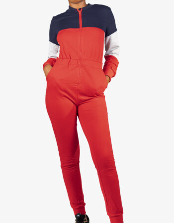 Casual Red jumpsuit
