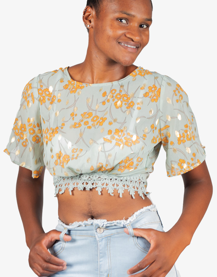 Floral Crop top Faiga