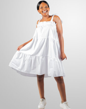 Tie Straps Midi Dress