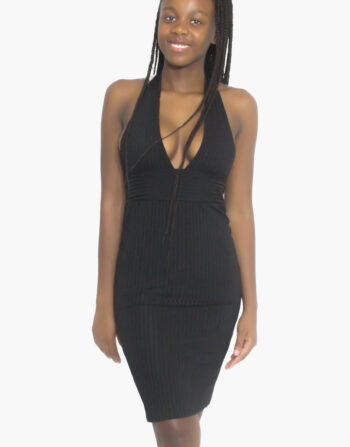 Open Back Mini Dress