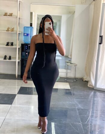 Strapless Boobtube Midi Dress
