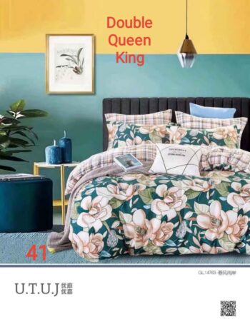 6pcs Soft Touch floral Bedding