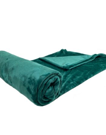 Green Fleece Blanket 220cm x 200cm