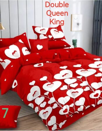 6pcs Soft Touch Heart  Bedding