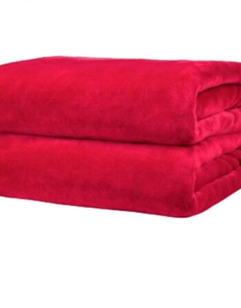 Red Fleece Blanket 220cm x 200cm