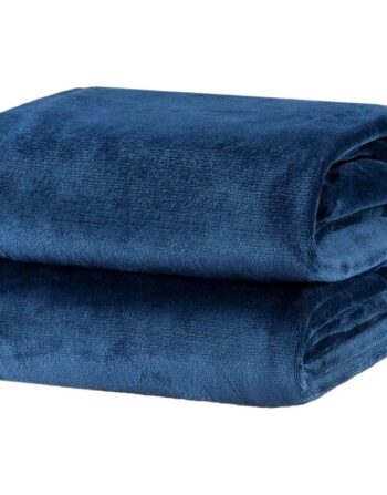 Navy Blue Blanket Fleece 220cm x 200cm