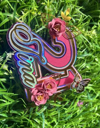 21st Cake topper