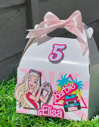 3D Barbie party box