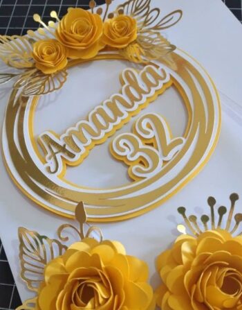 25th Cake topper (Copy)
