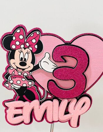 Minnie Mouse Cake Topper
